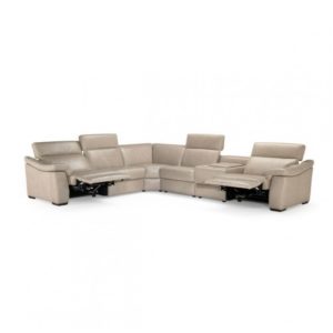 St Louis Leather Reclining Sectional