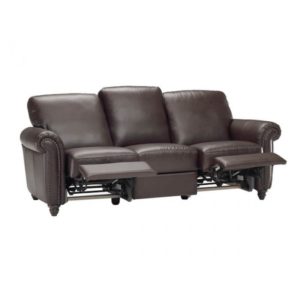 St Louis Leather Reclining Sofa