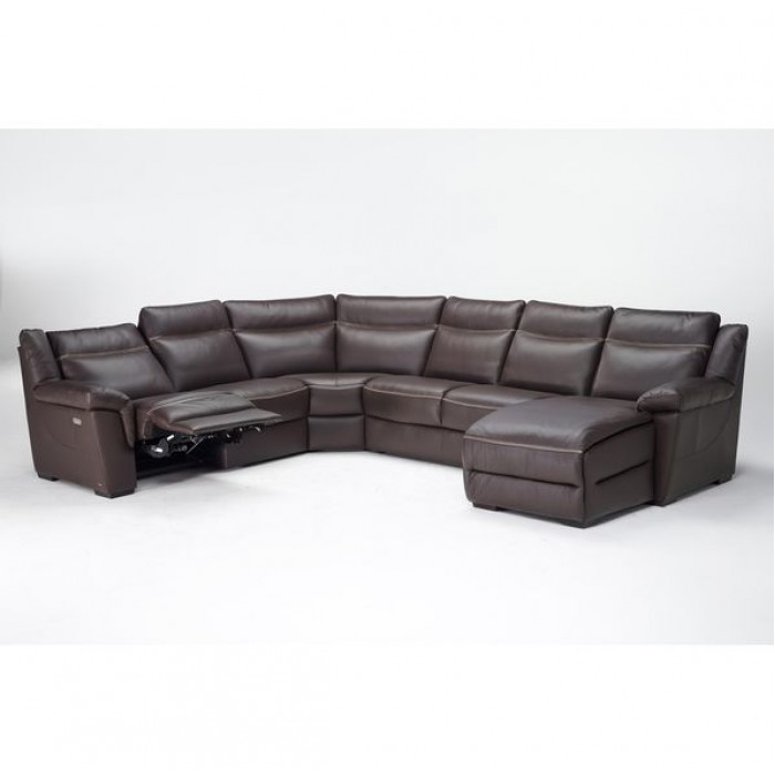 Leather Reclining Sectional near Springfield, IL