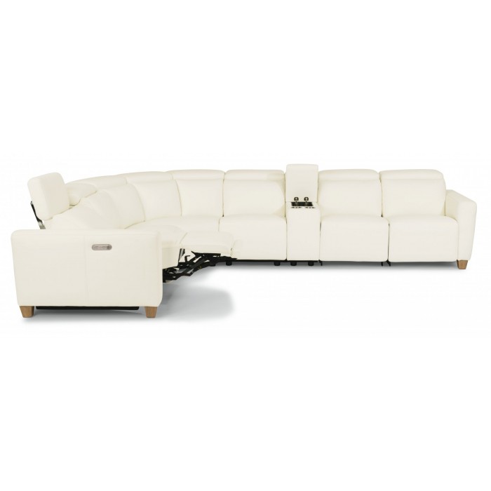 Leather Flexsteel Sectional St. Louis