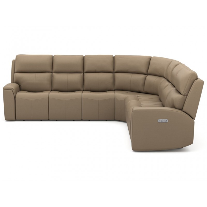 Leather Flexsteel Sectional near Millstadt