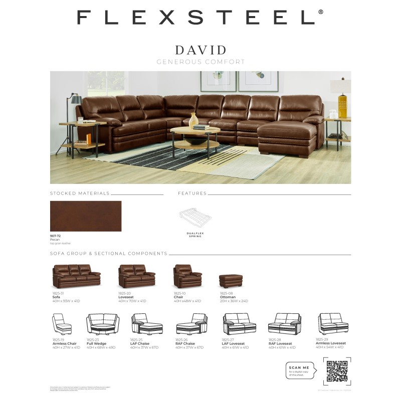 Leather Flexsteel Sofa near Highland